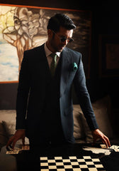 Bottle Green 3 Piece Suit.