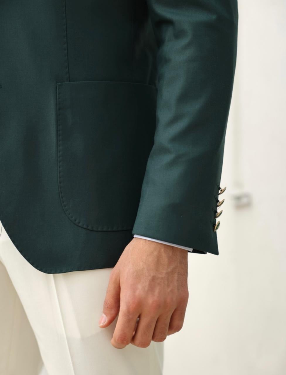 Emerald Green Two-piece Suit.