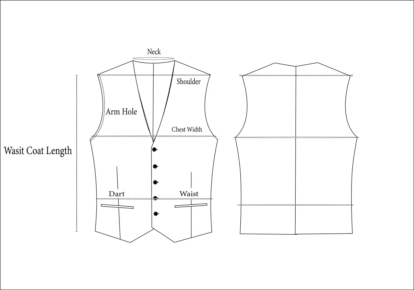 Three-Piece Suit — Stitching Only