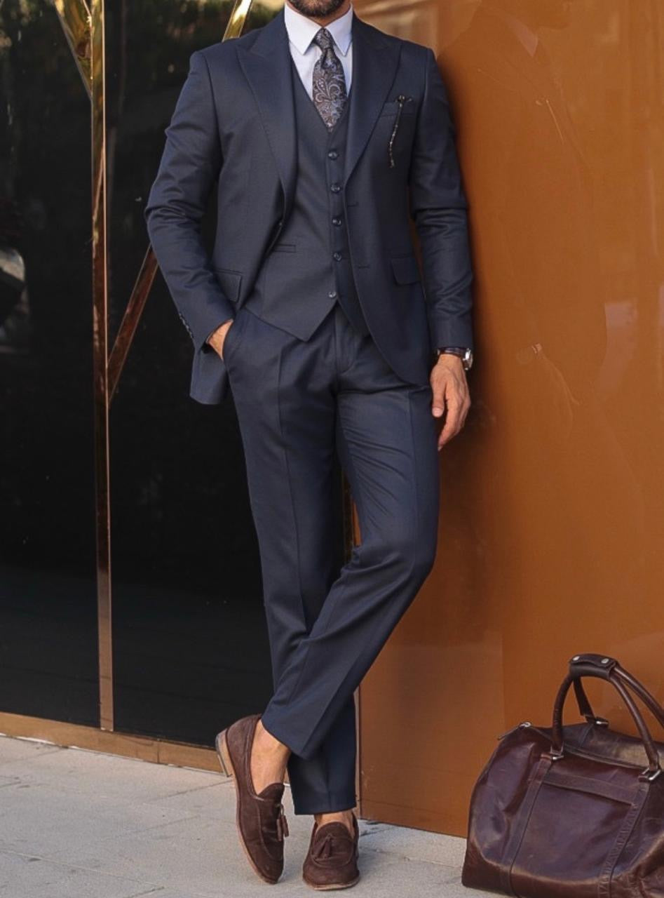Navy Blue Suit.
