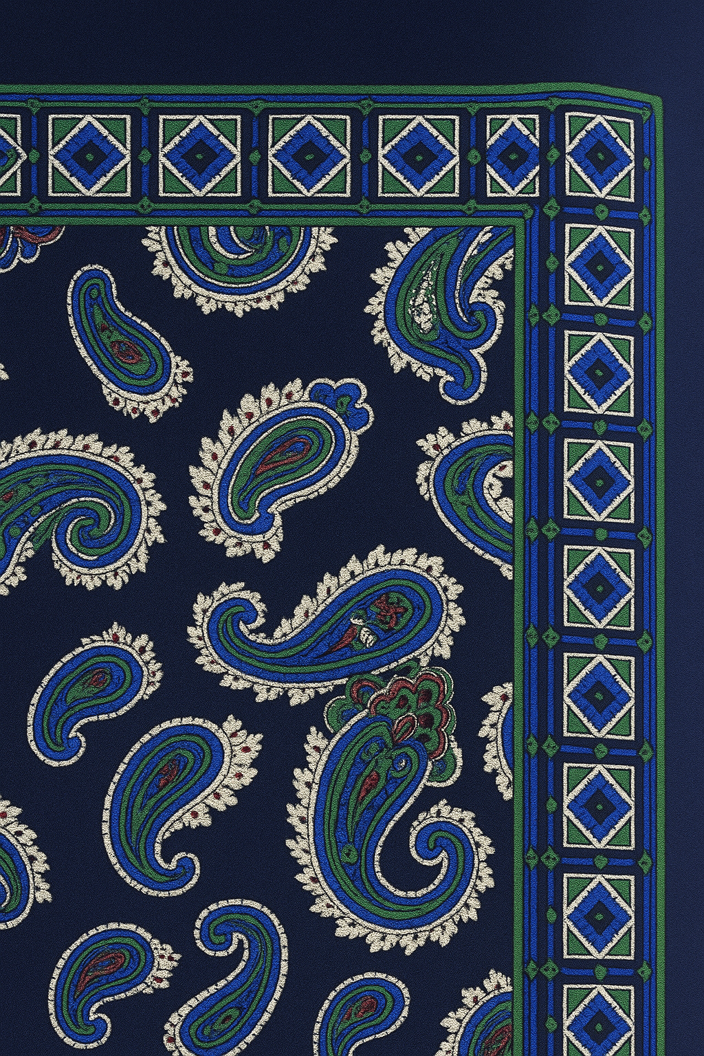 classic navy blue pocket square