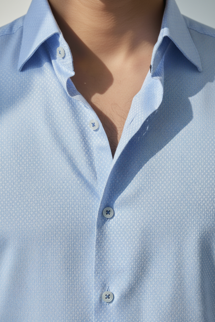 Sky blue formal shirt