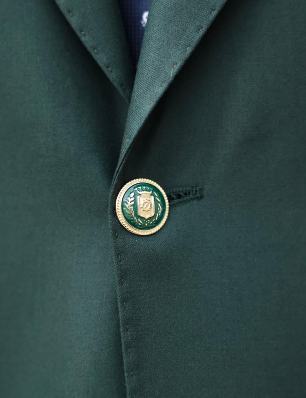 Emerald Green Two-piece Suit.