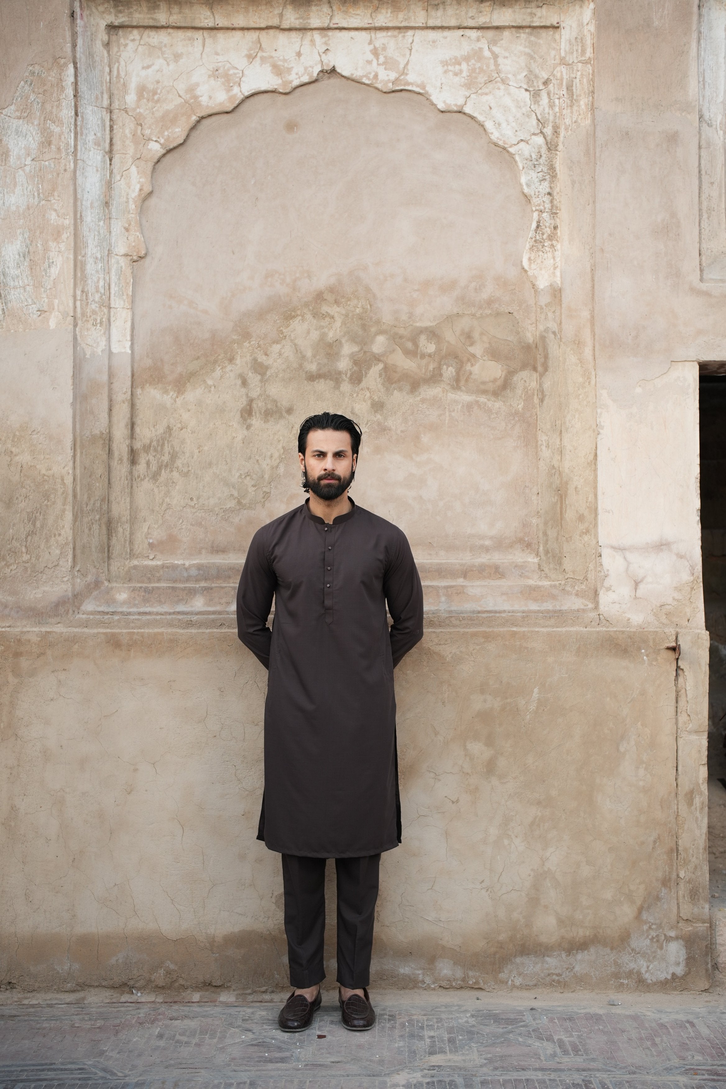 Mocha Brown Kurta Trouser.