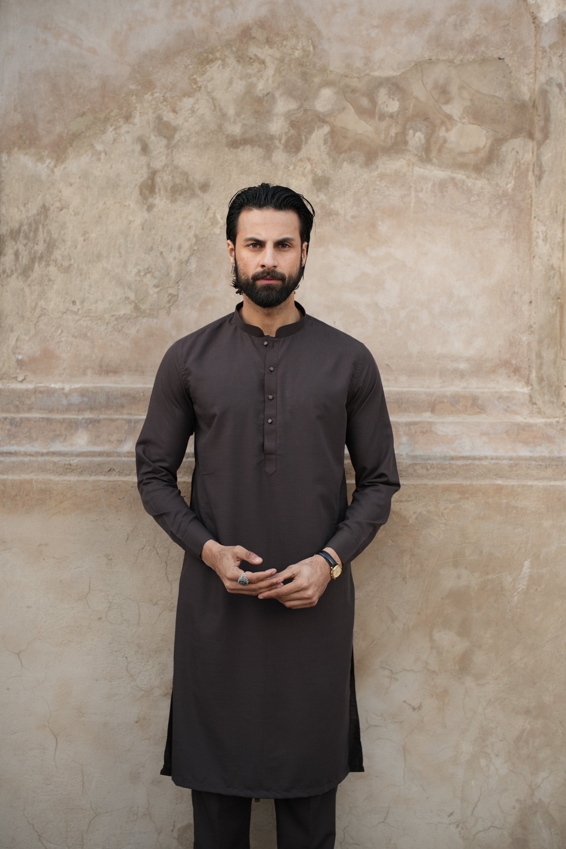 Mocha Brown Kurta Trouser.