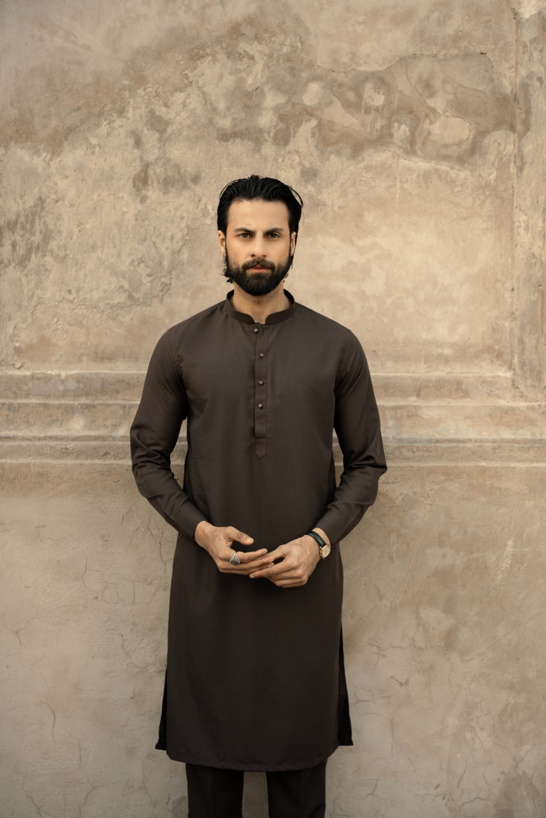 Mocha Brown Kurta Trouser