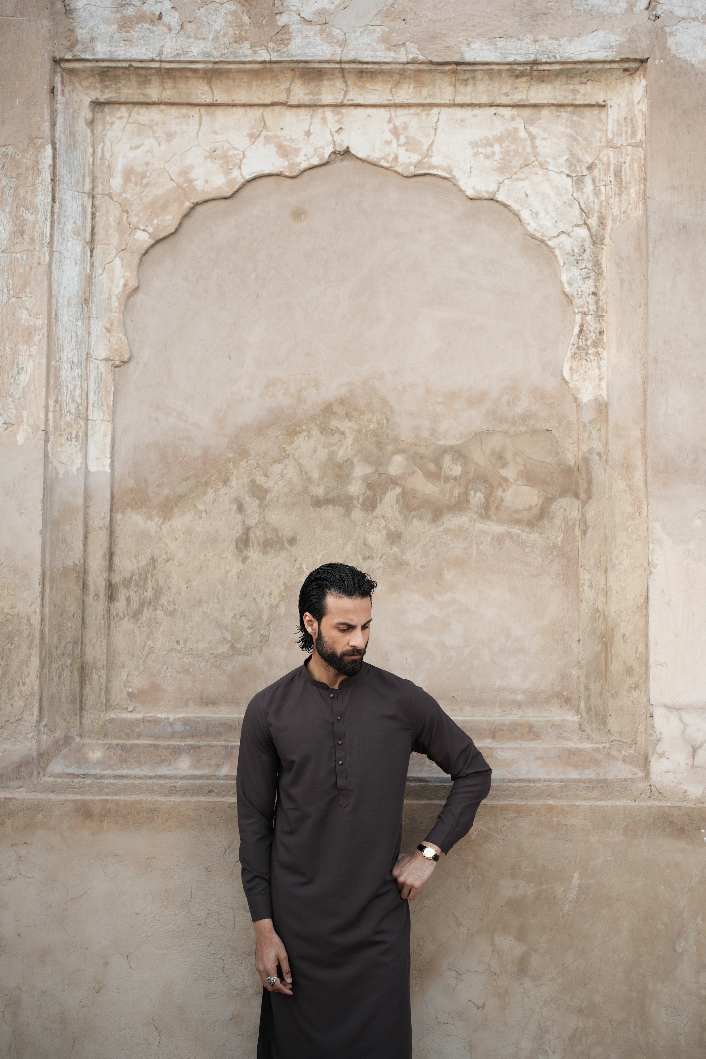 Mocha Brown Kurta Trouser.
