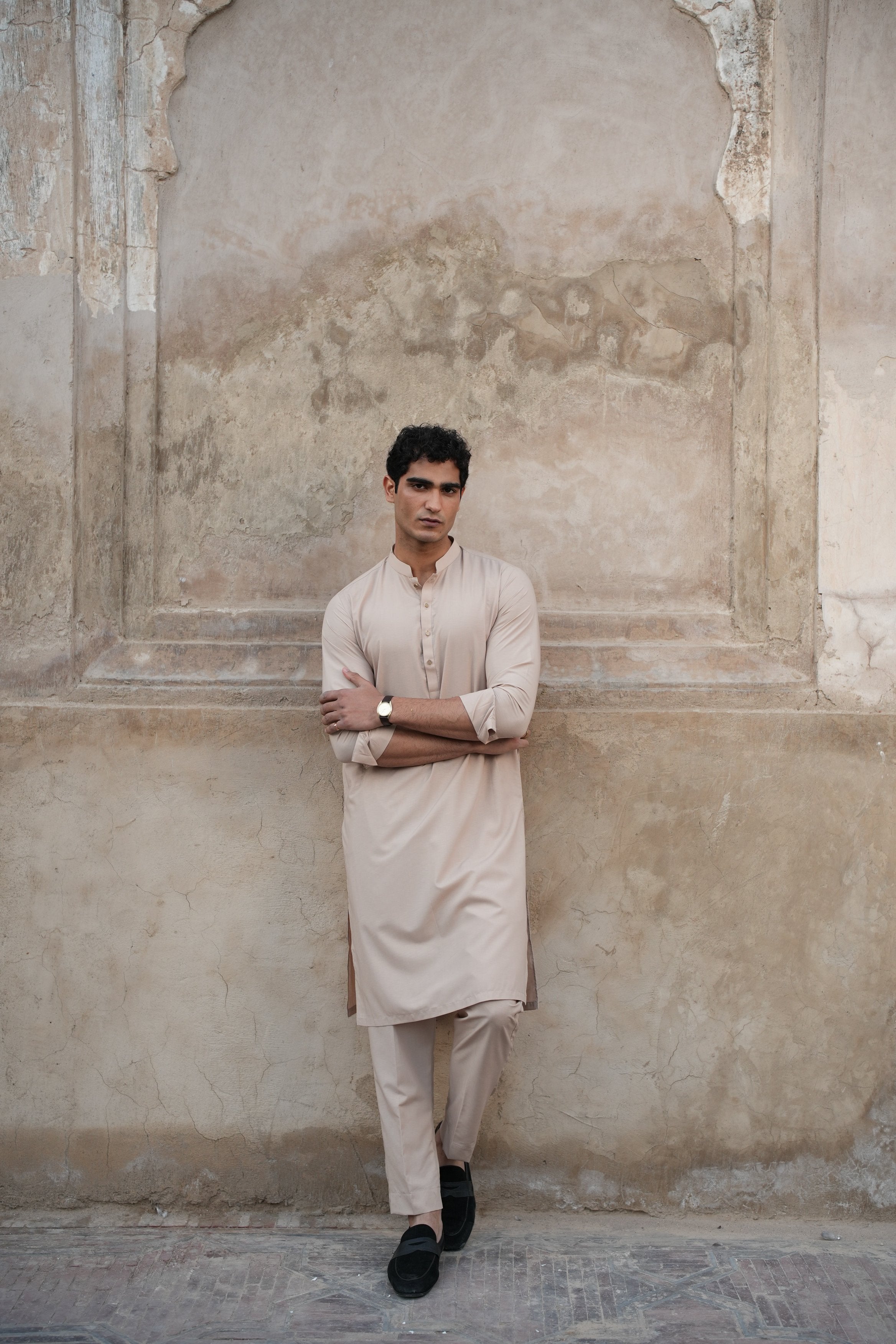 Warm Sand Kurta Trouser.