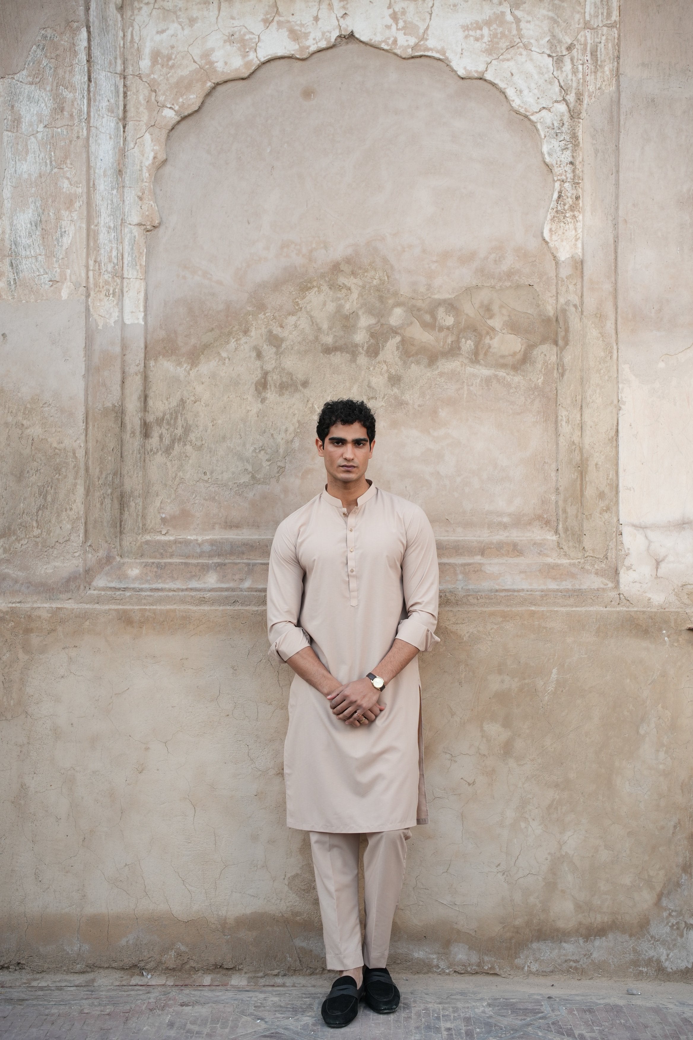 Warm Sand Kurta Trouser.