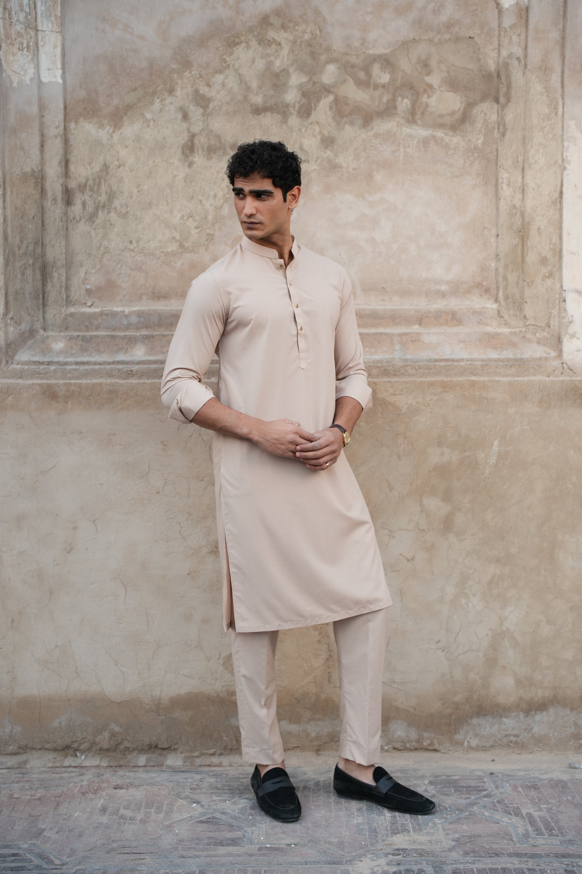 Warm Sand Kurta Trouser.