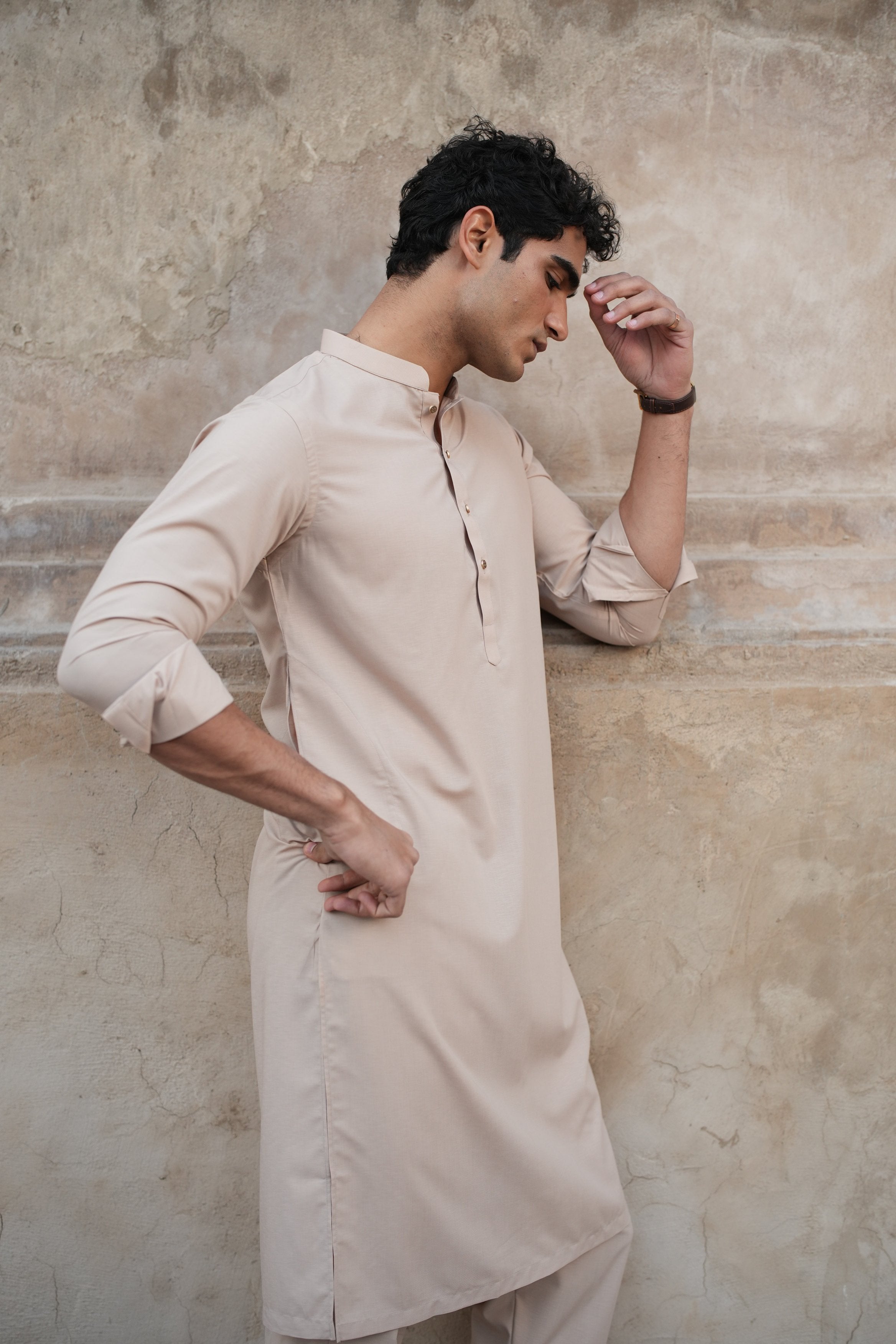 Warm Sand Kurta Trouser.
