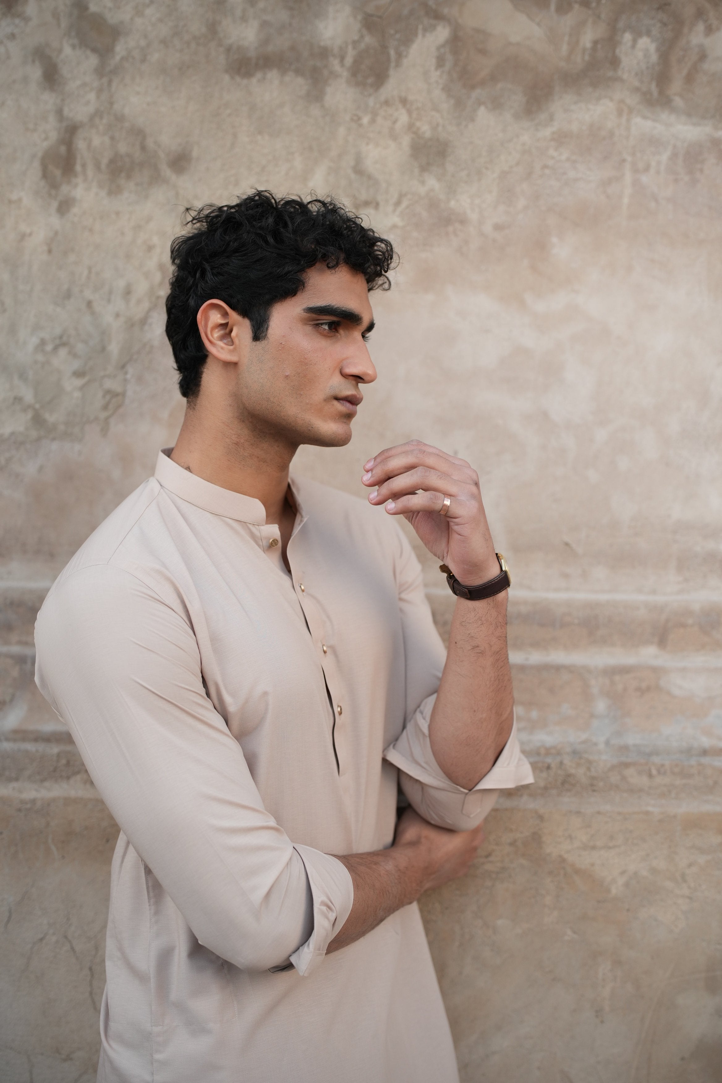 Warm Sand Kurta Trouser.