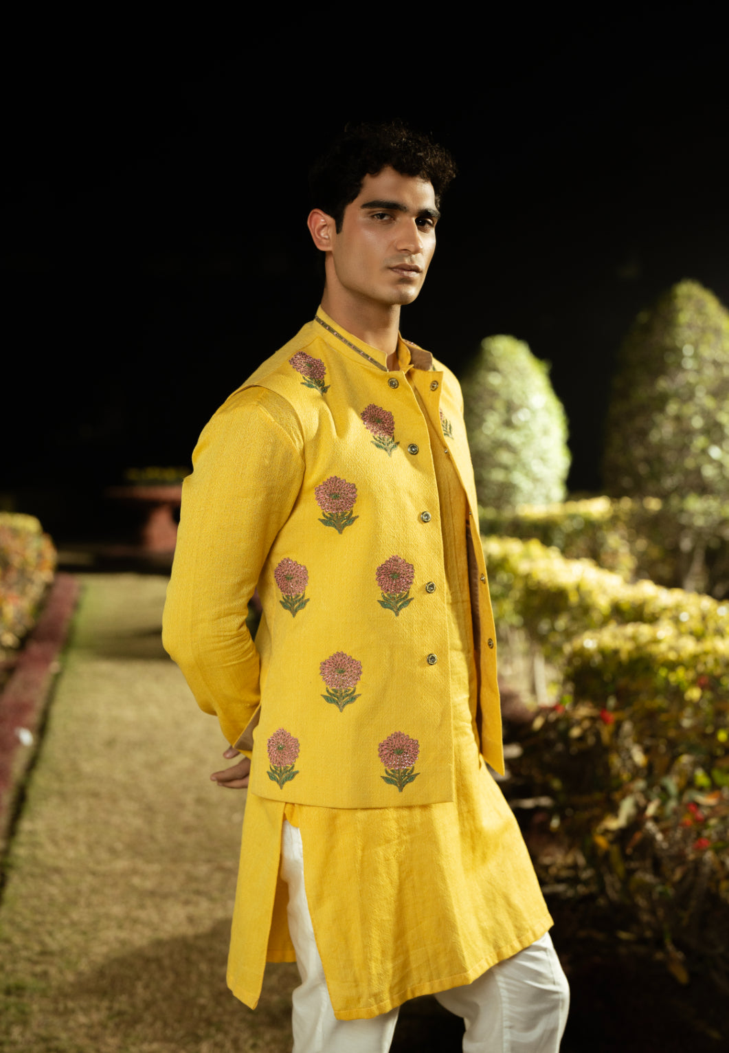 Mustard Gold Waistcoat