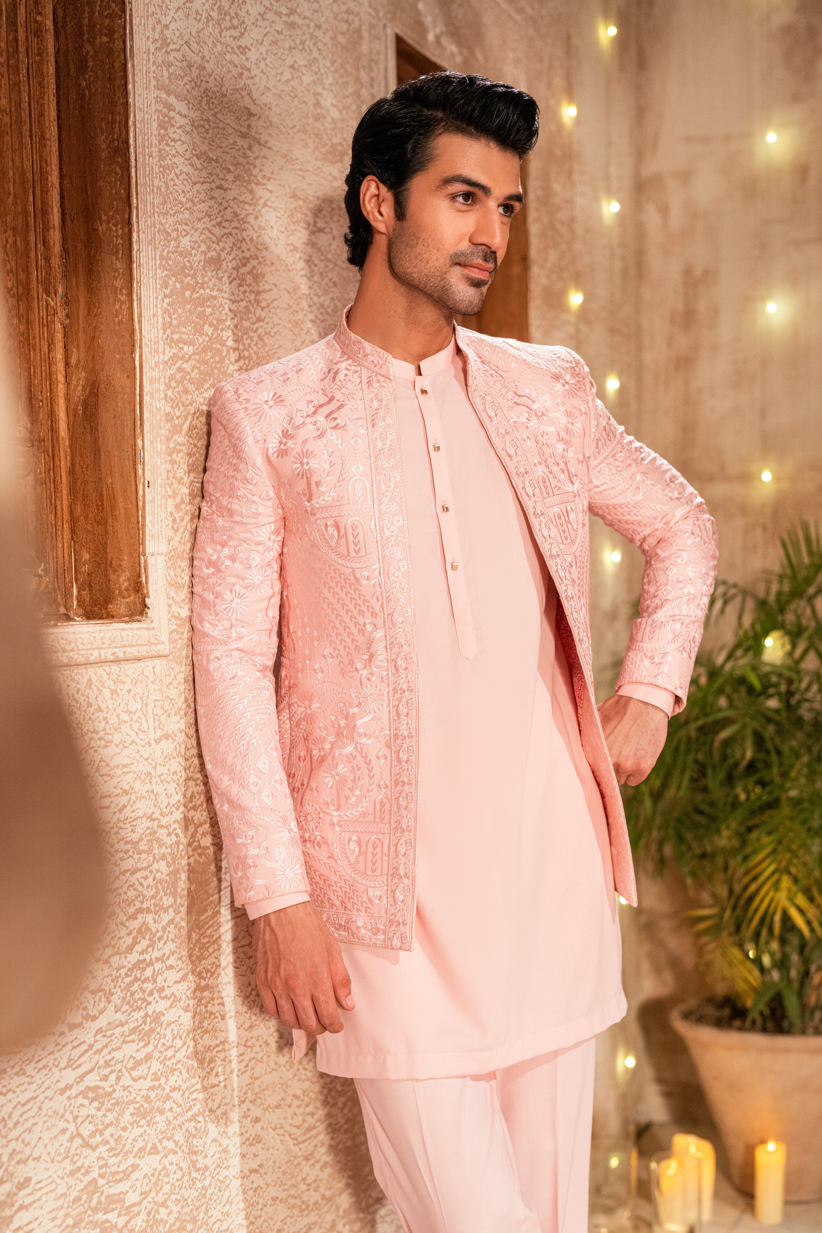 Soft Pink Prince Coat Ensemble