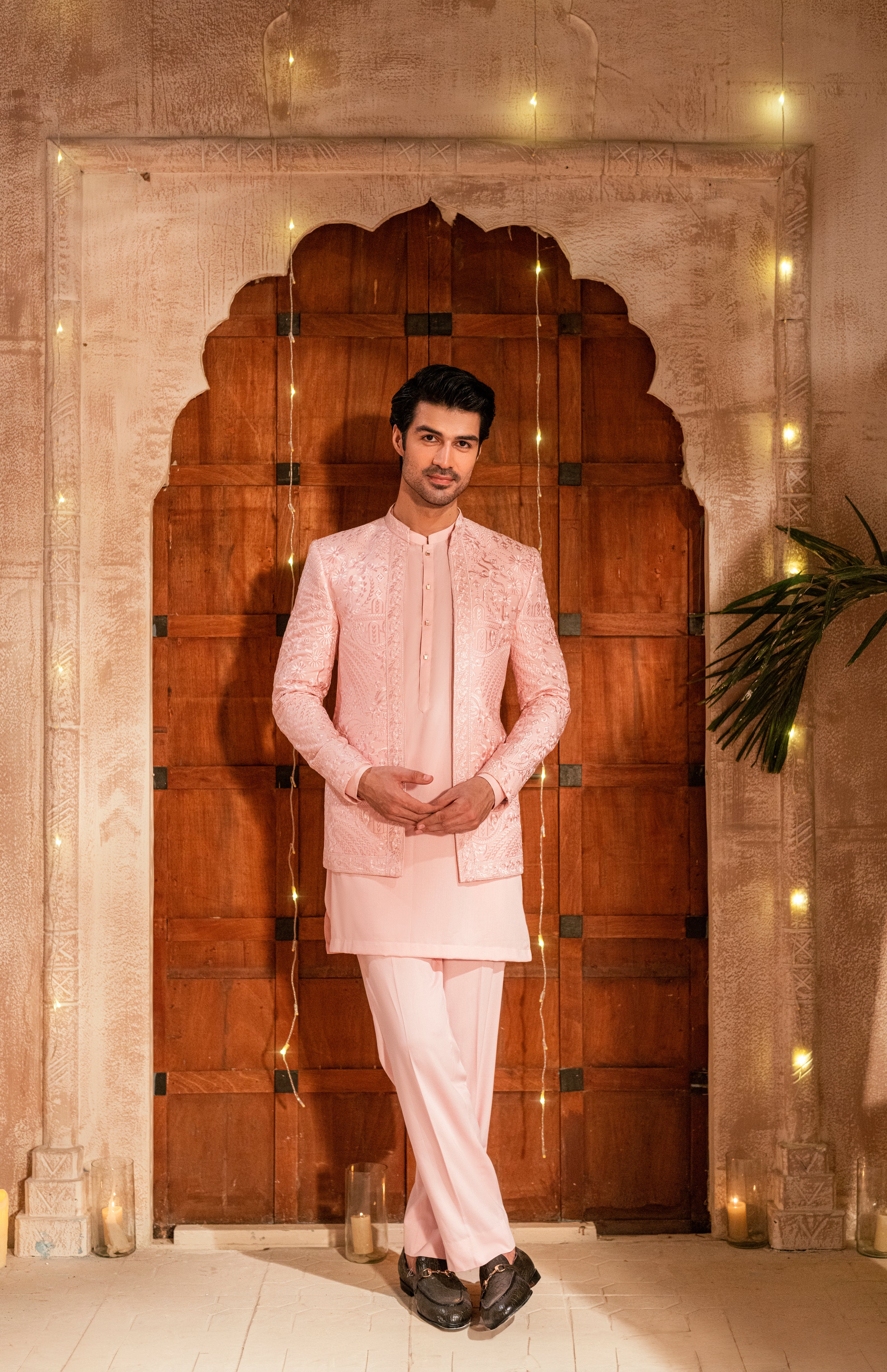 Soft Pink Prince Coat Ensemble