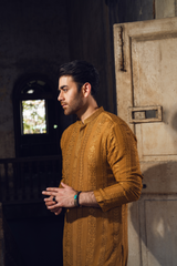 Rusted Copper-Kurta trouser