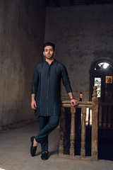 Turquorise blue  Kurta trouser