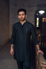 Turquorise blue  Kurta trouser