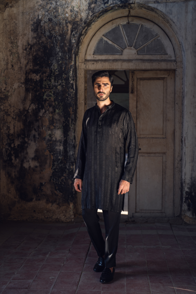 Black Kurta trouser