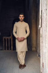 Skin colour shalwar kameez