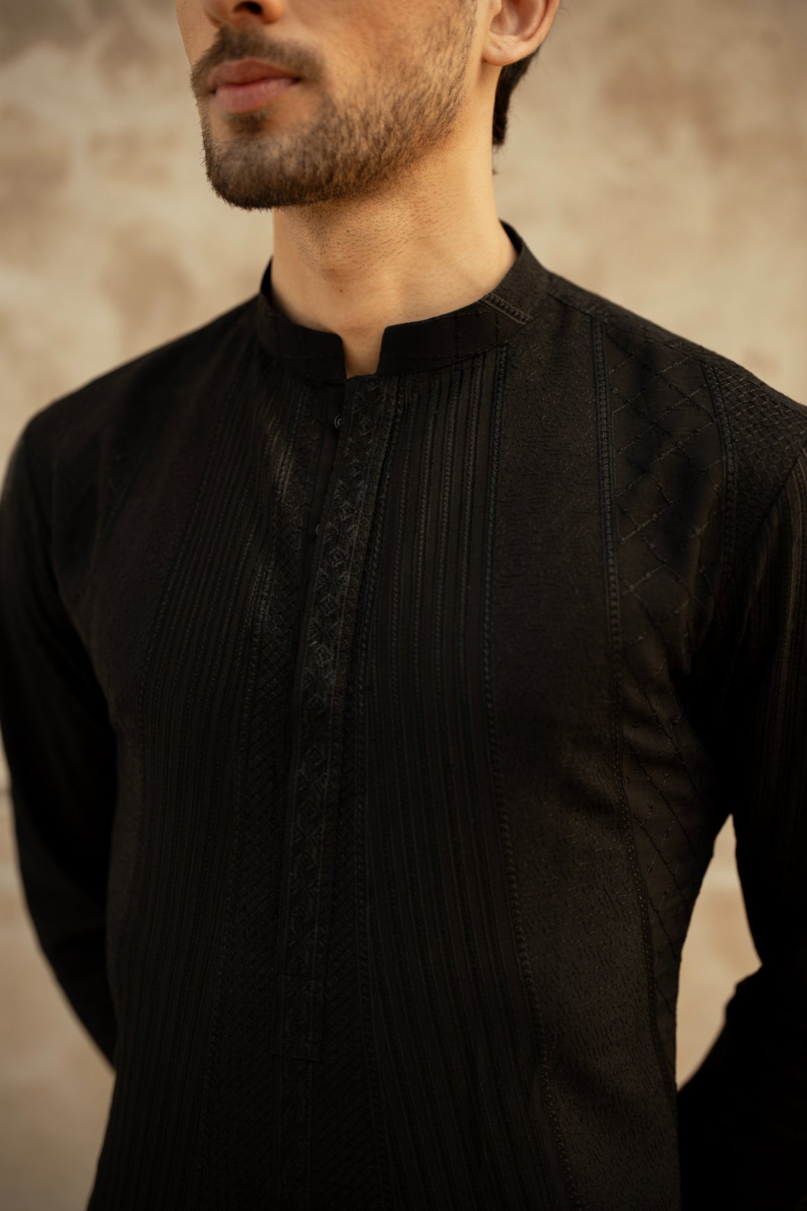 Onyx Black Kurta Trouser