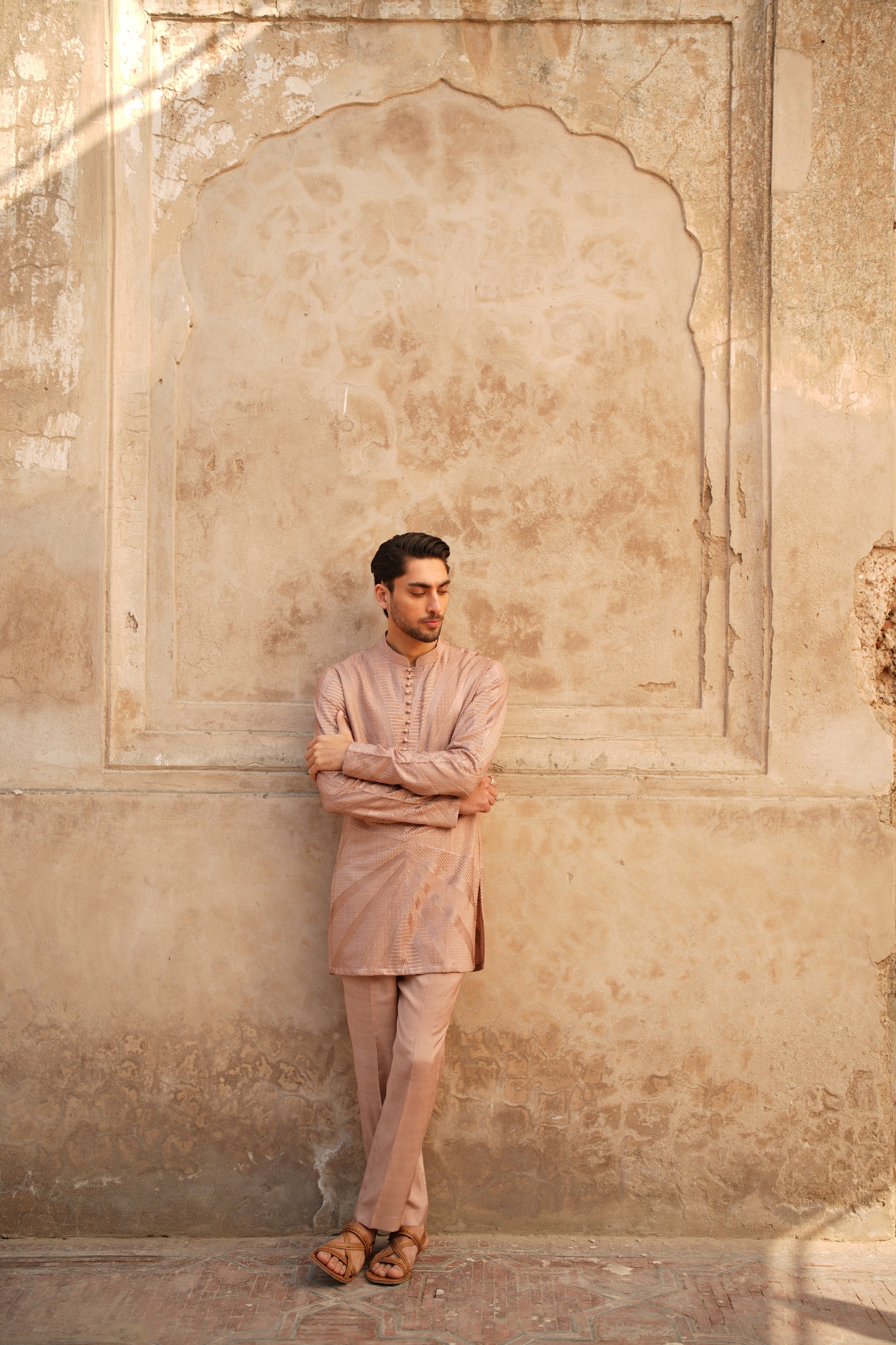Kashmiri Blush Kurta Trouser.