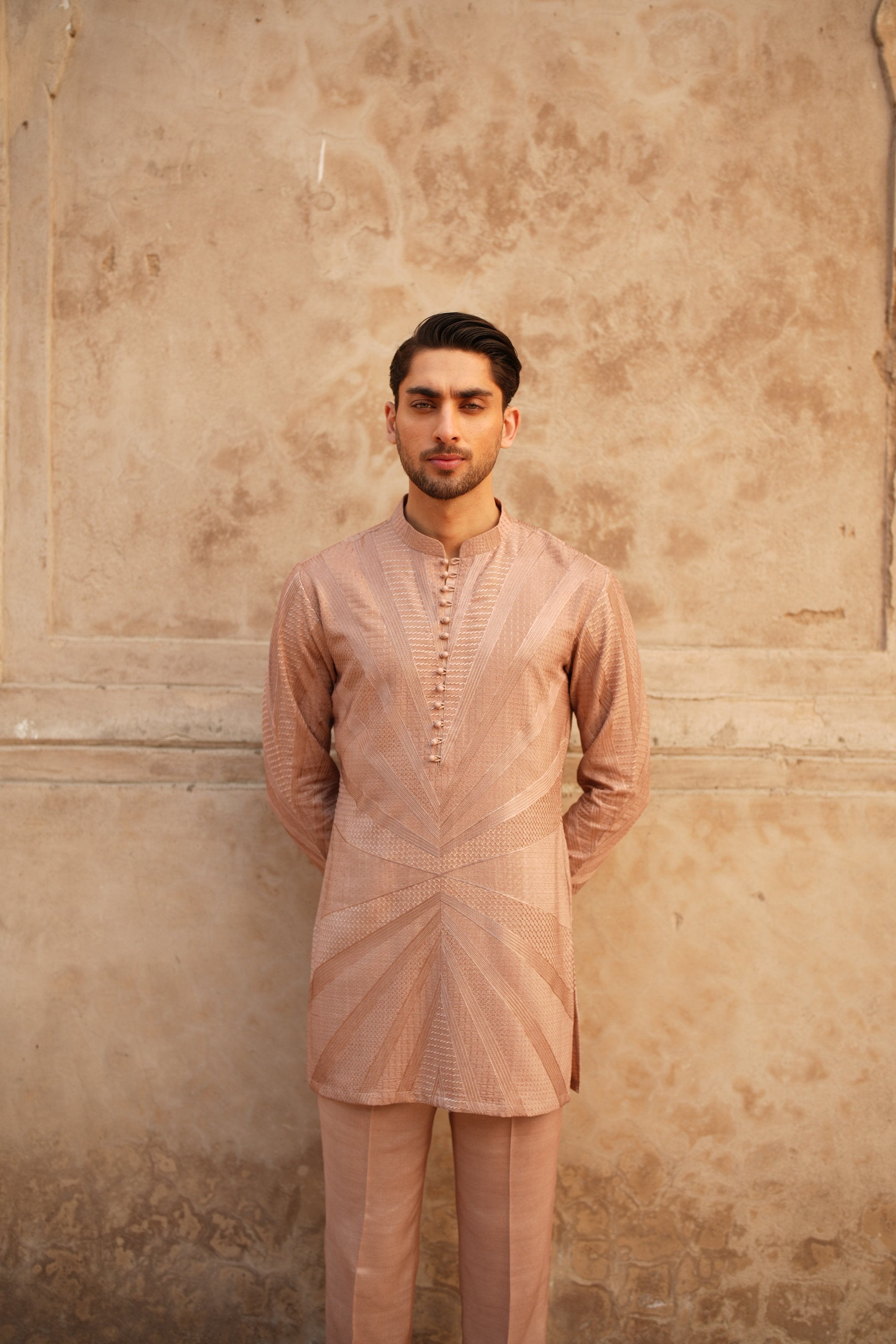 Kashmiri Blush Kurta Trouser.