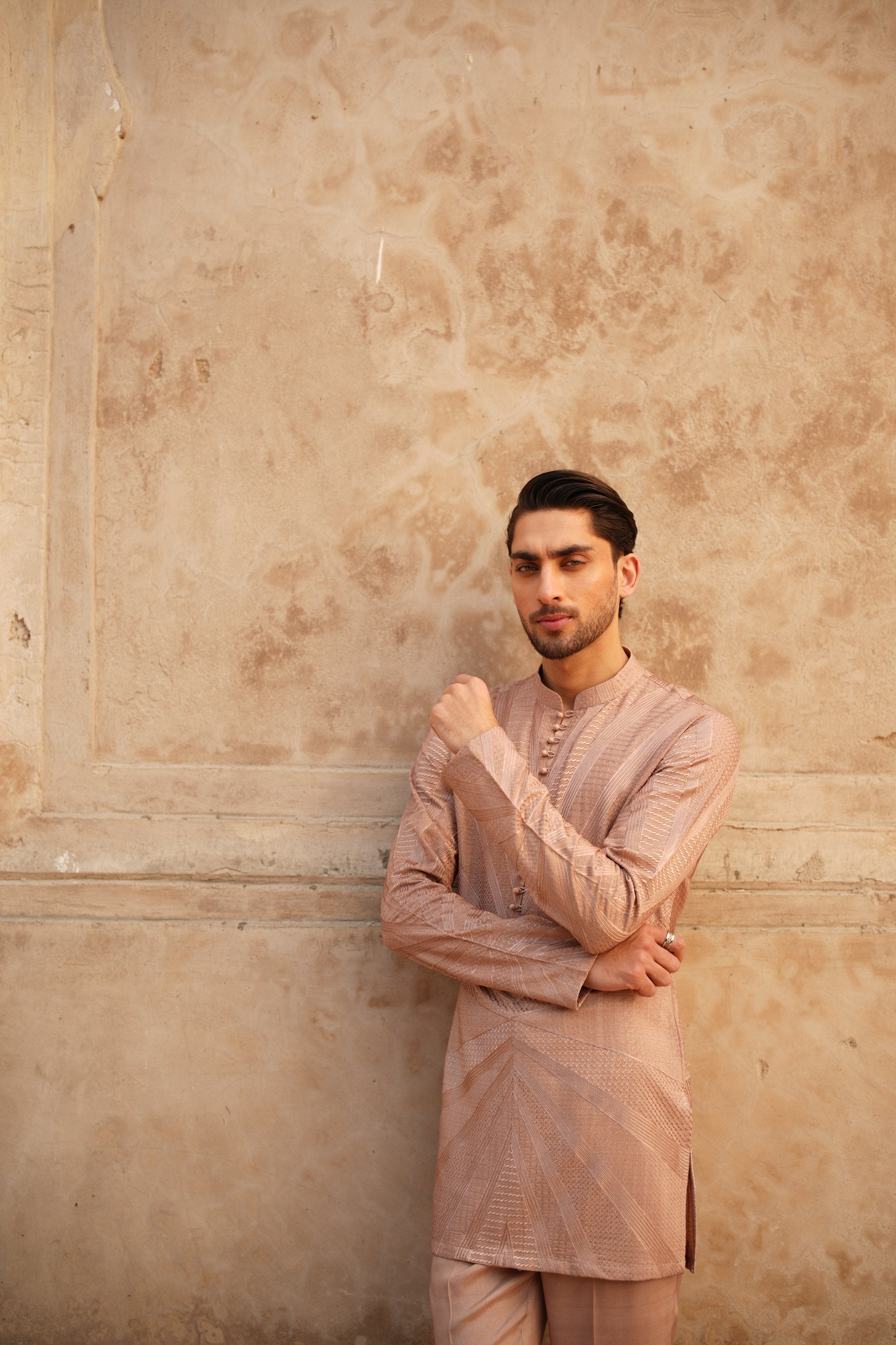 Kashmiri Blush Kurta Trouser.