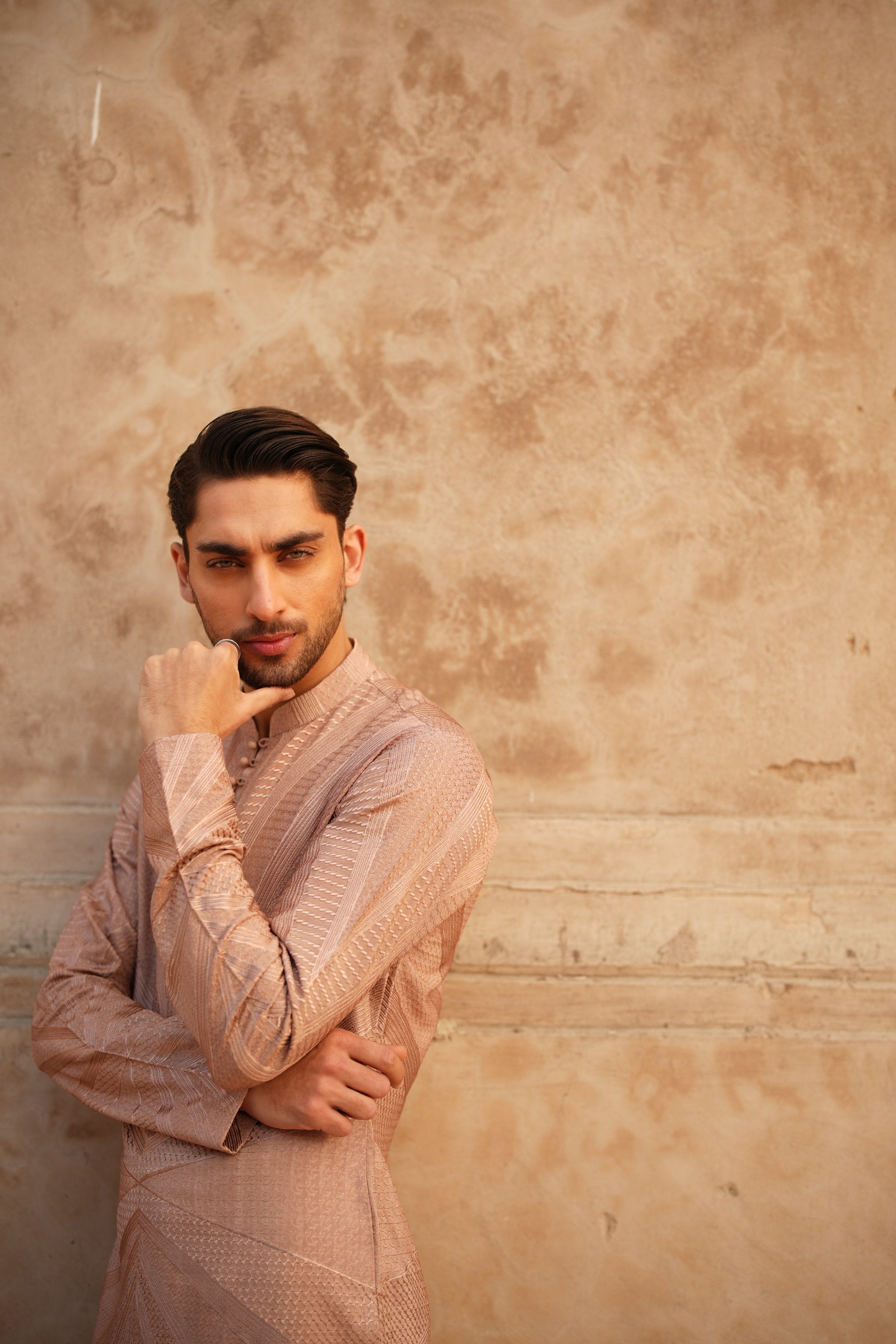 Kashmiri Blush Kurta Trouser.