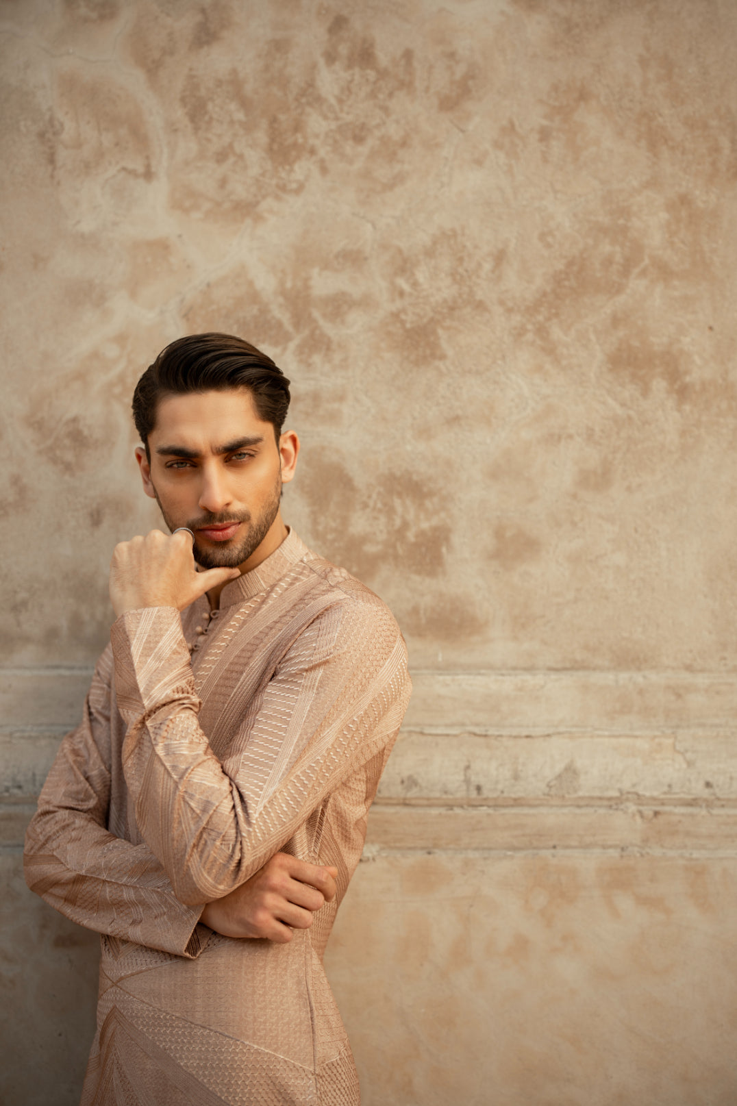 Kashmiri Blush Kurta Trouser