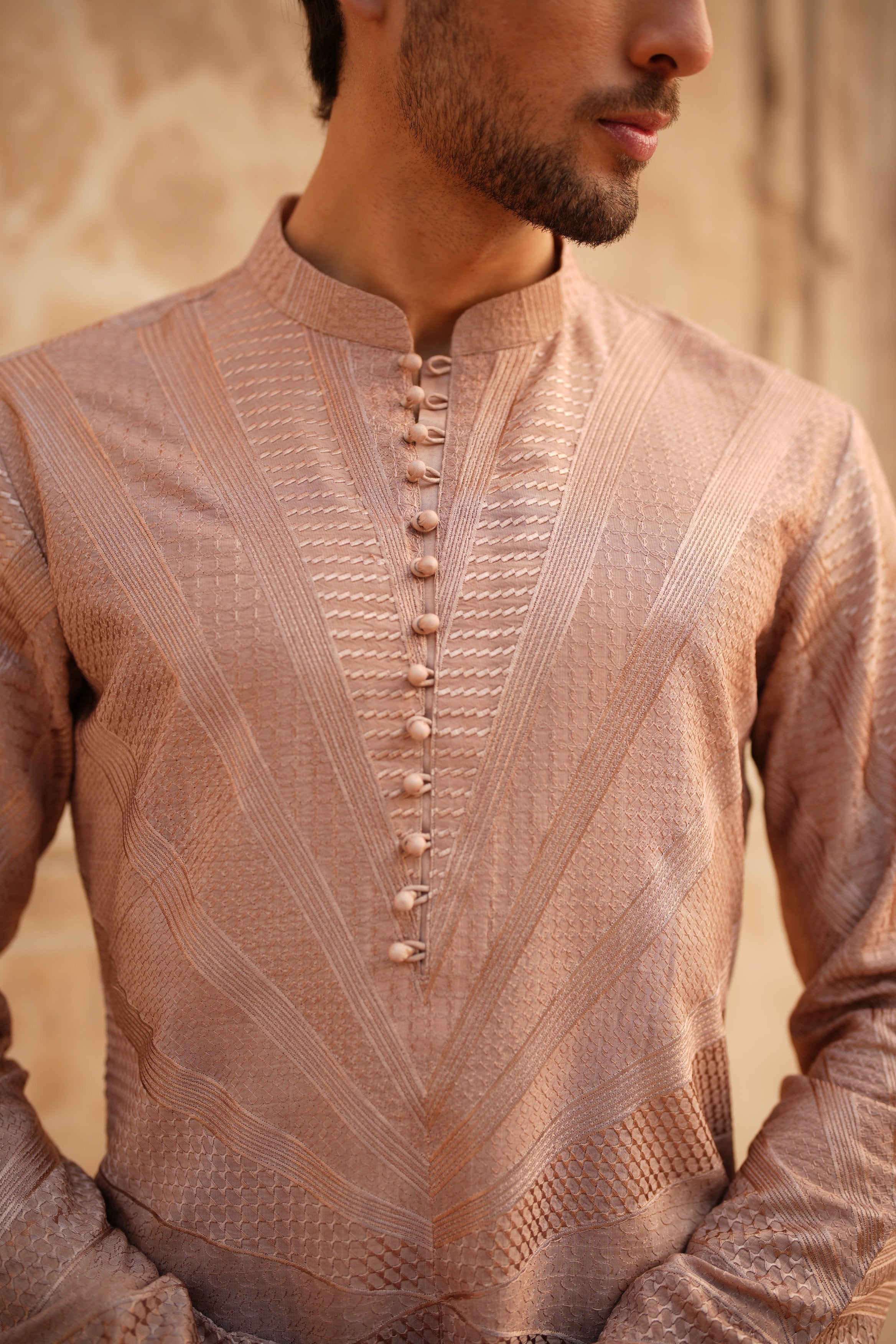 Kashmiri Blush Kurta Trouser.