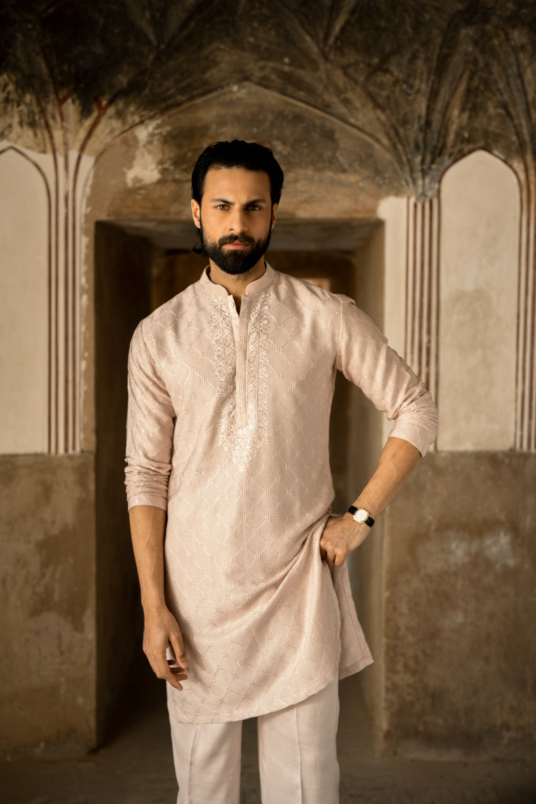 Pastel Bloom Kurta Trouser