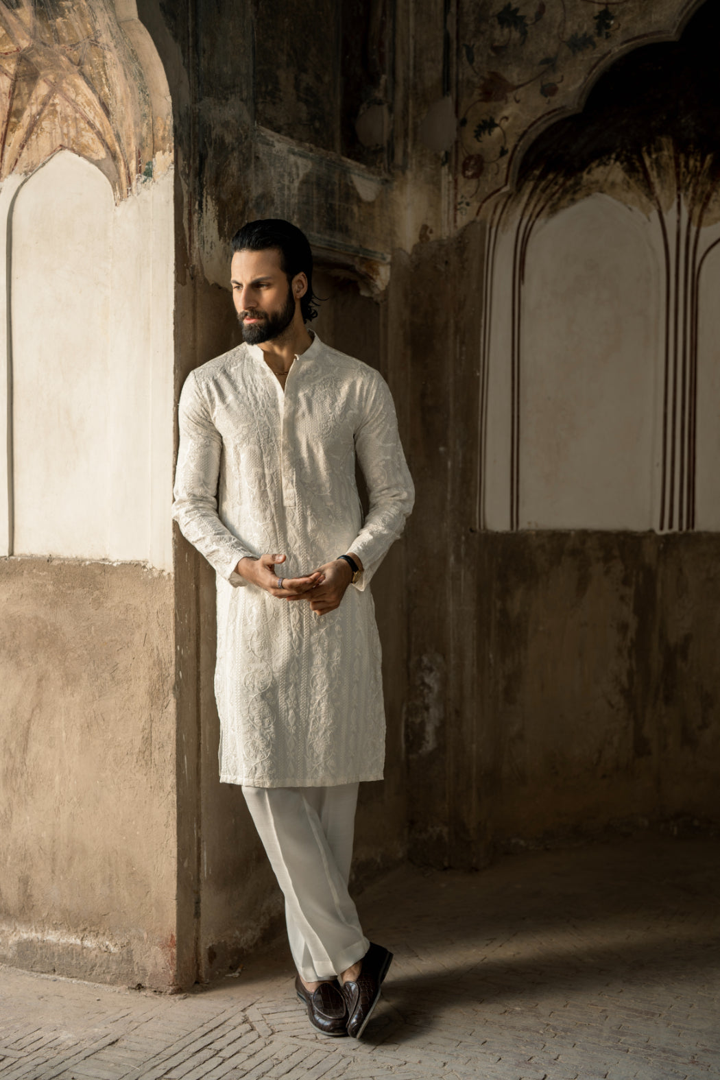 Classic White Edit Kurta Trouser