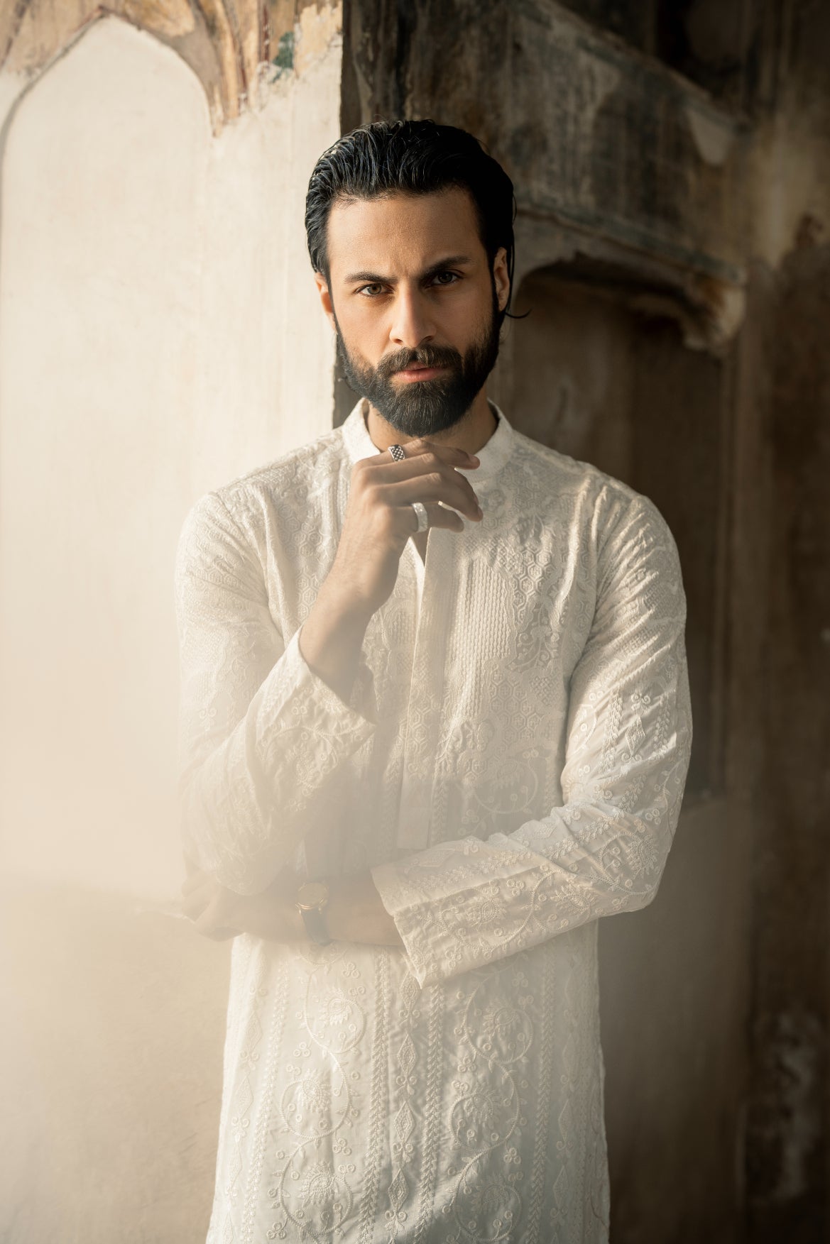 Classic White Edit Kurta Trouser