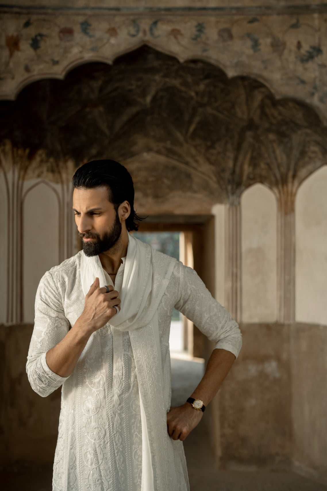 Classic White Edit Kurta Trouser