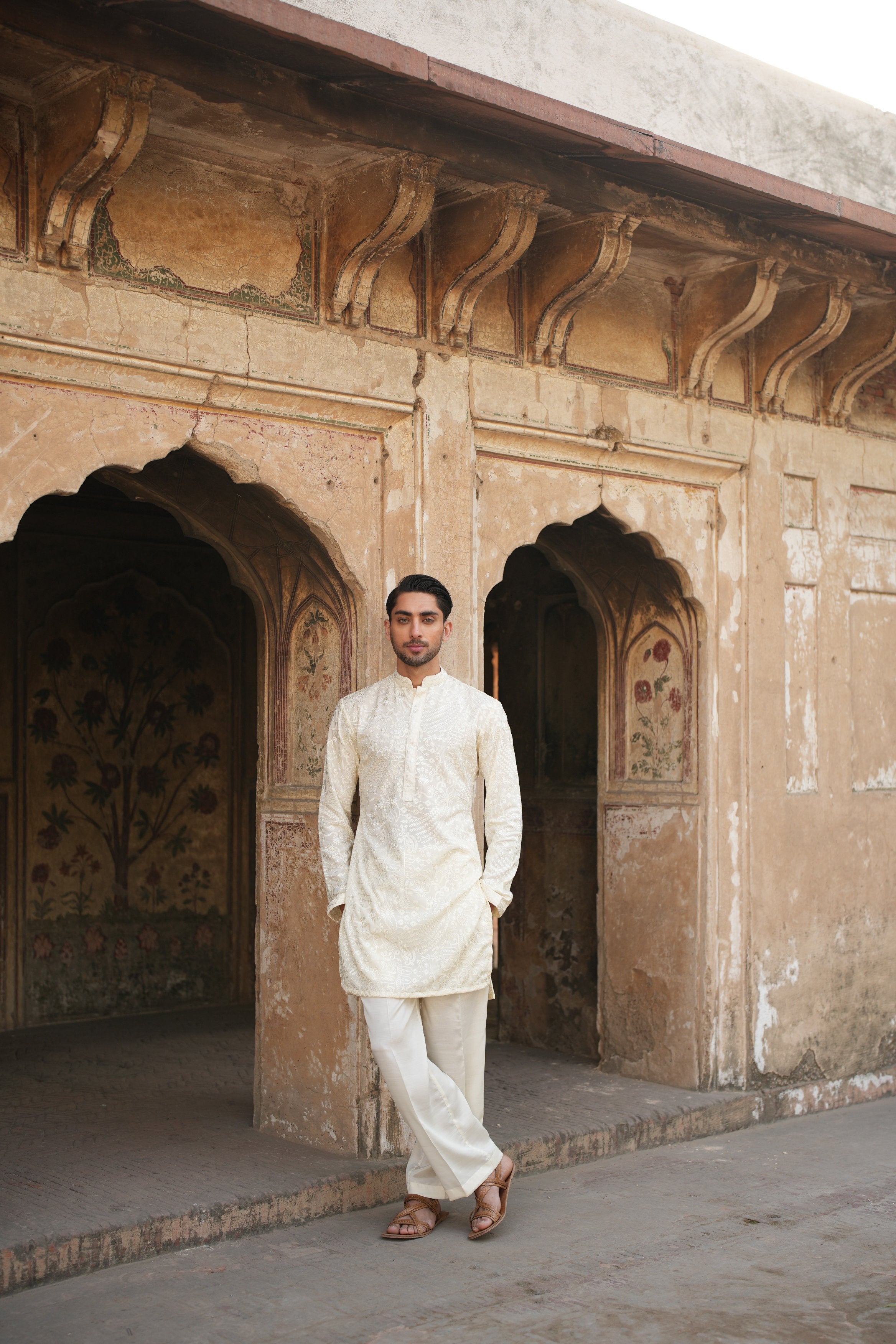 Desert Silk Kurta Trouser.