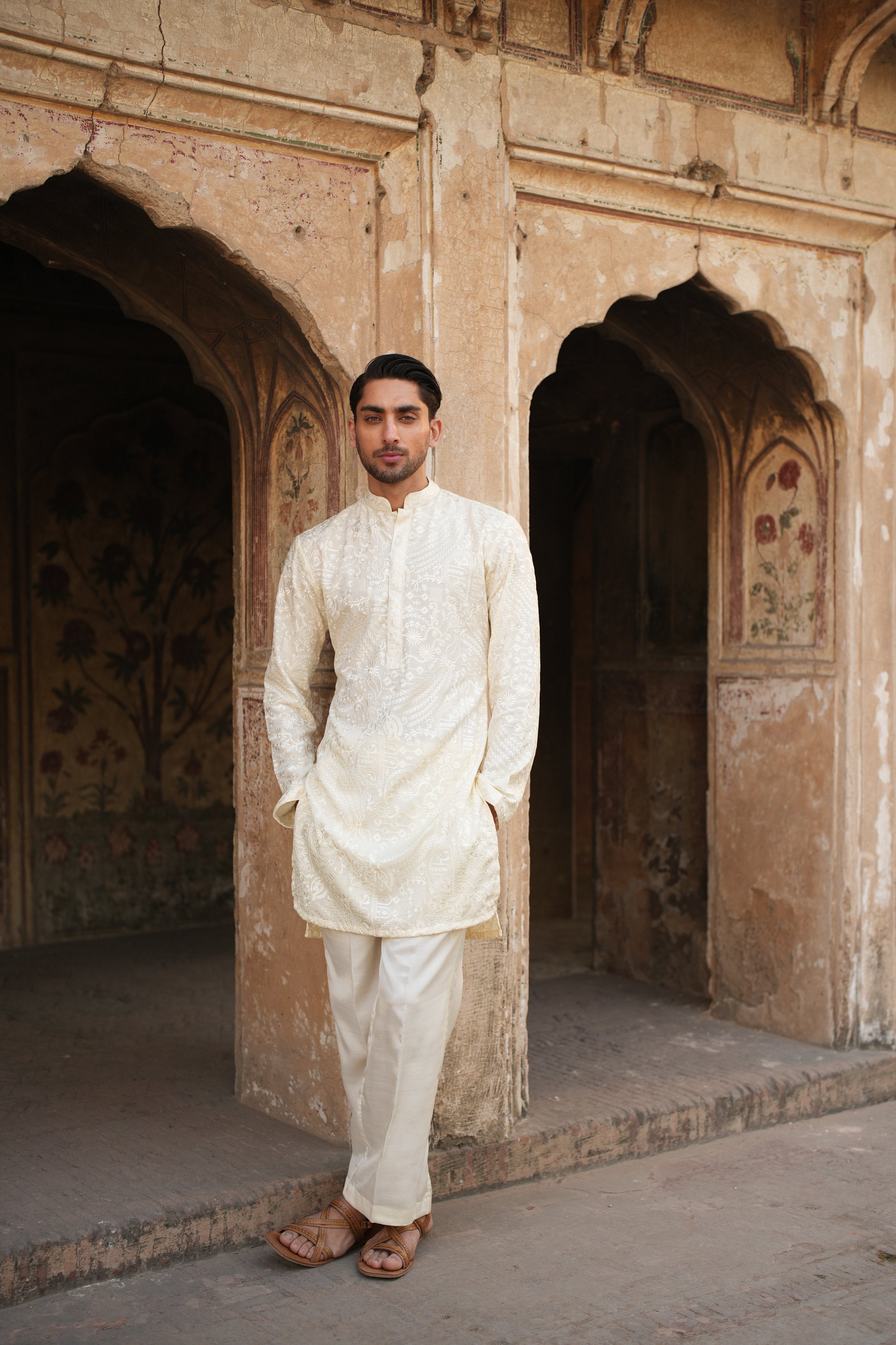 Desert Silk Kurta Trouser.