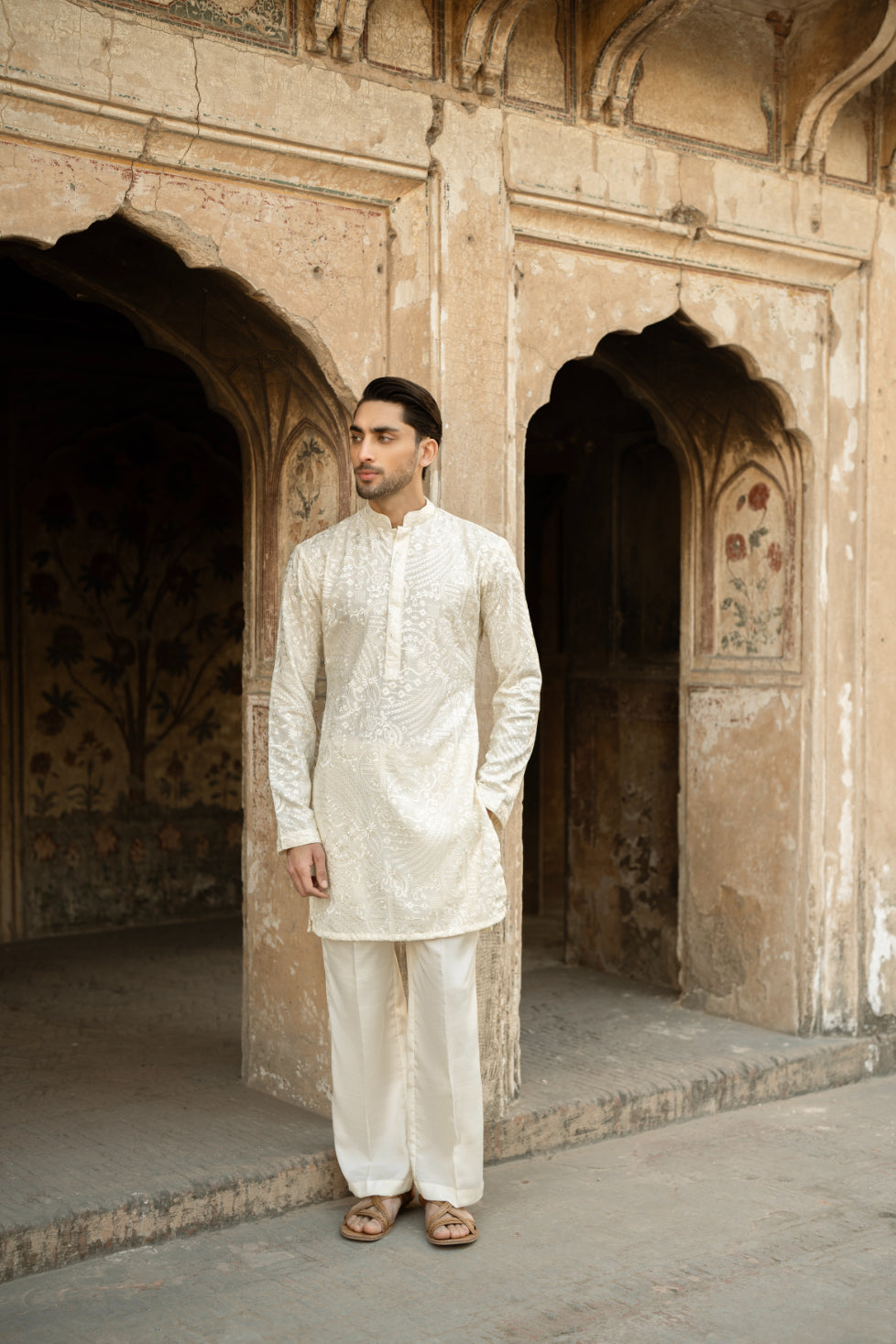 Desert Silk Kurta Trouser