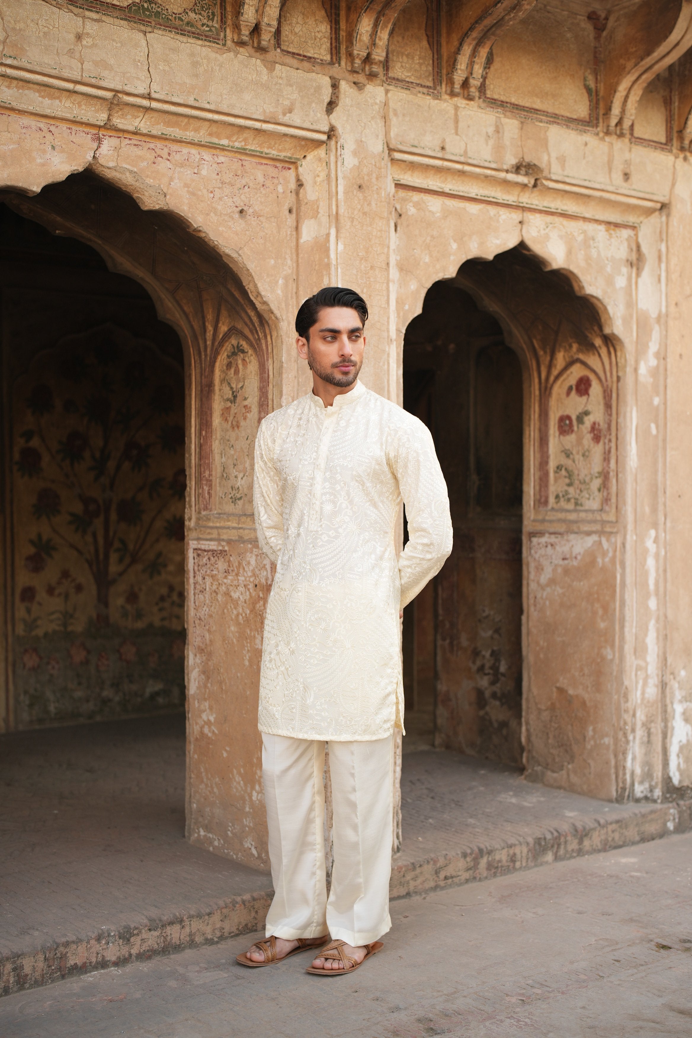 Desert Silk Kurta Trouser.