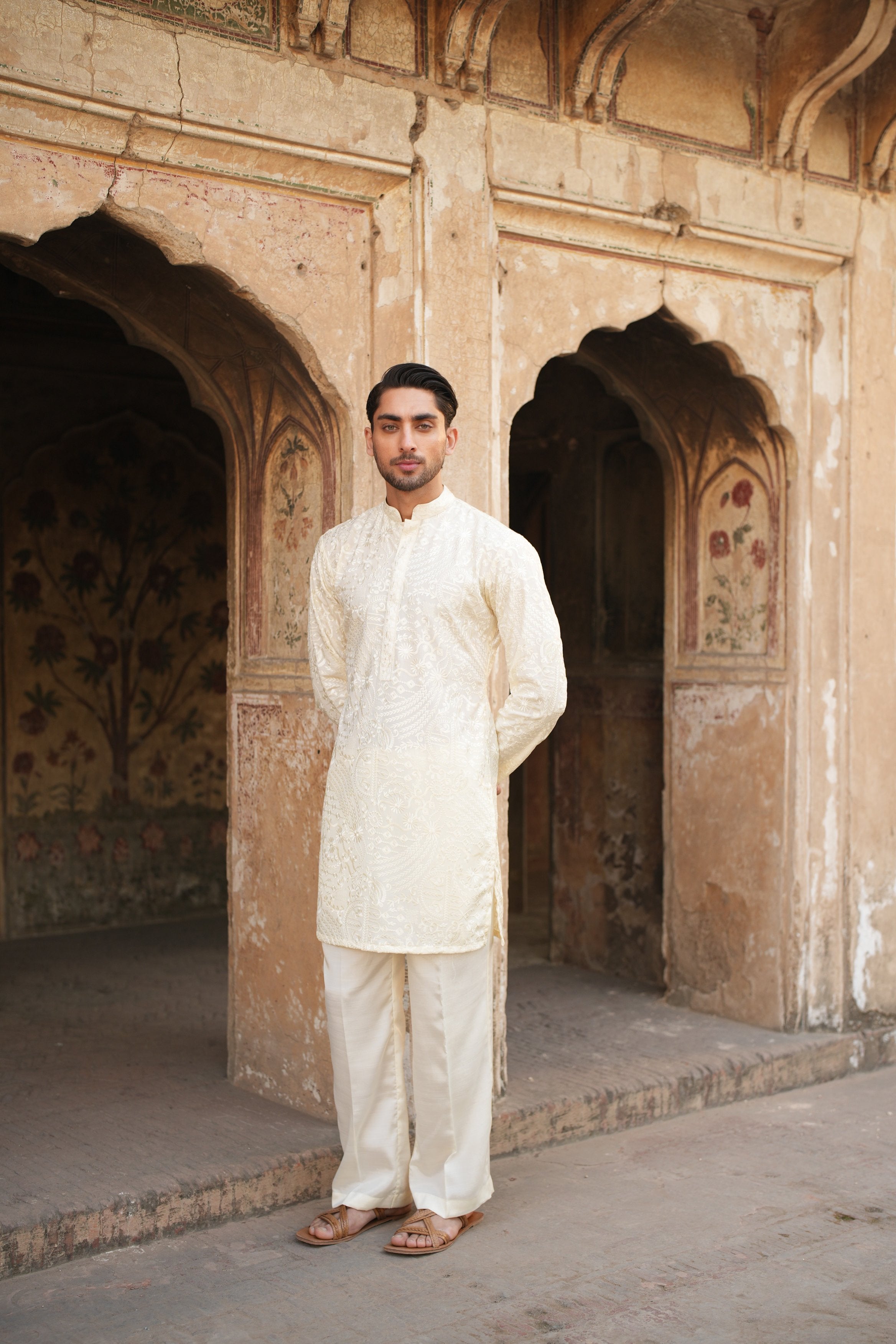 Desert Silk Kurta Trouser.