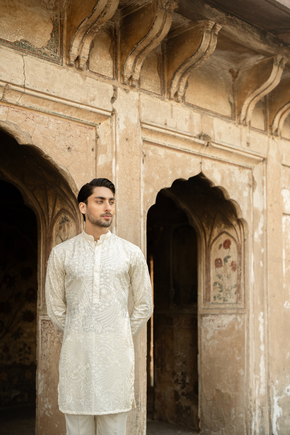 Desert Silk Kurta Trouser