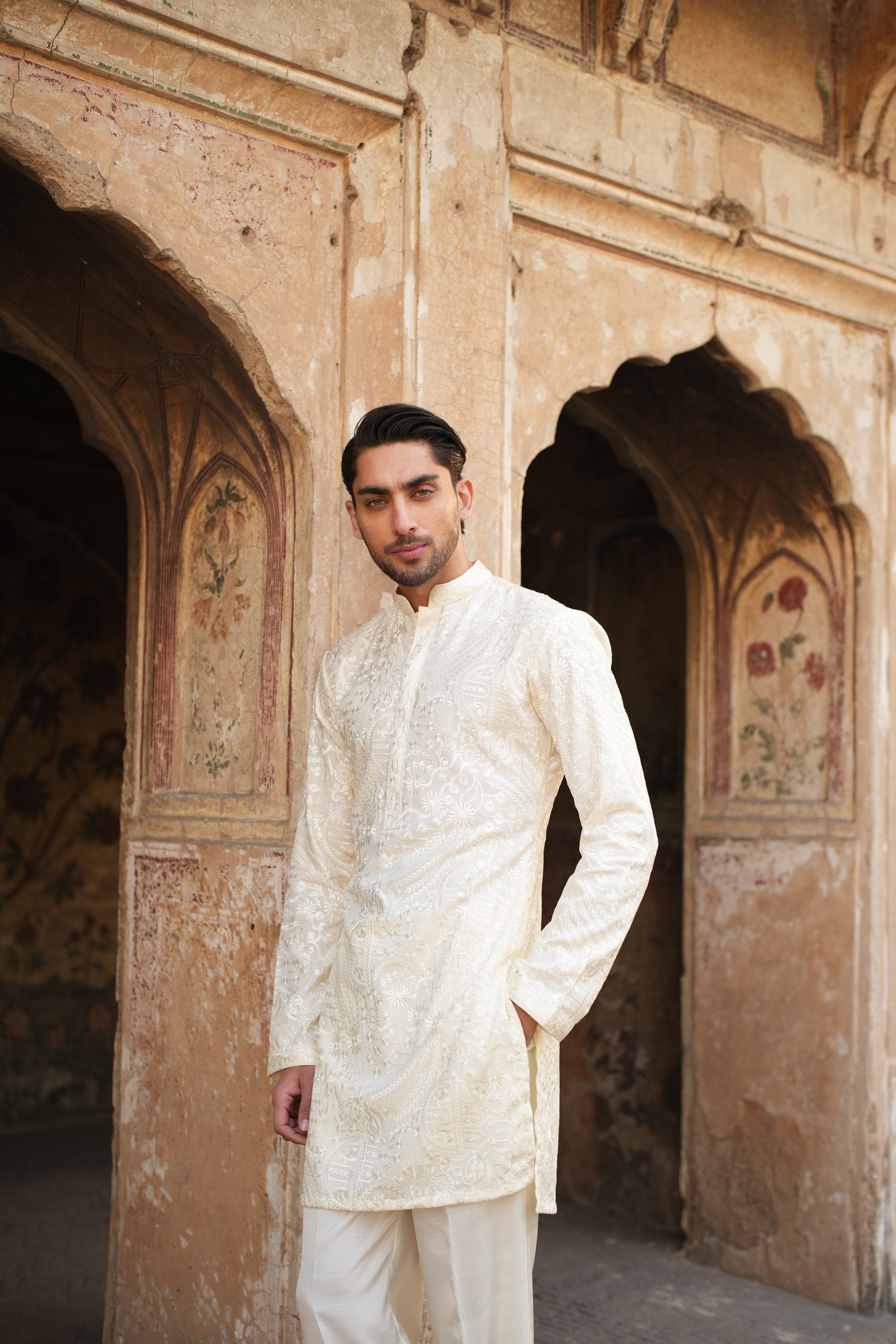 Desert Silk Kurta Trouser.