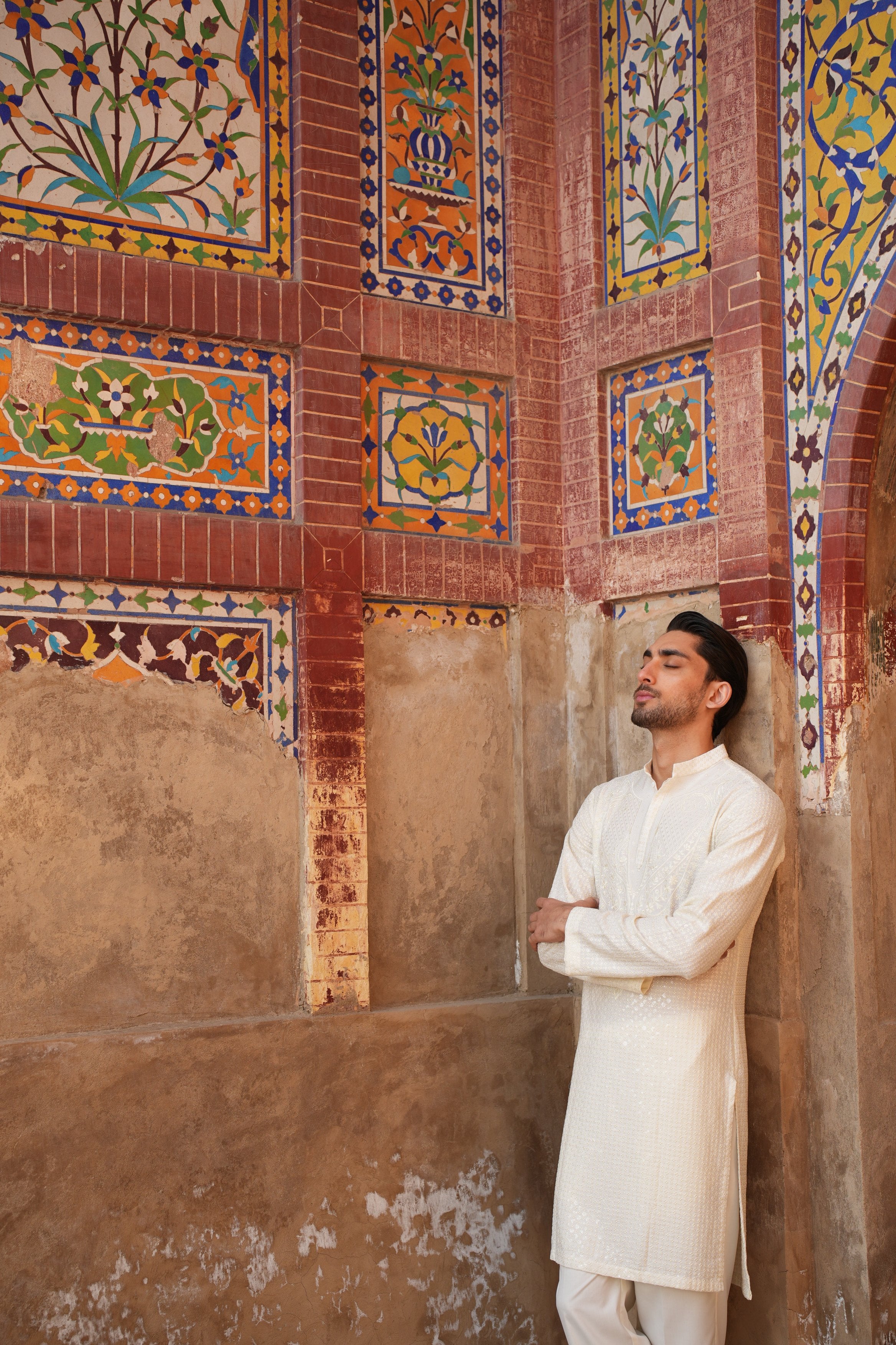Soft Ivory Kurta Trouser.