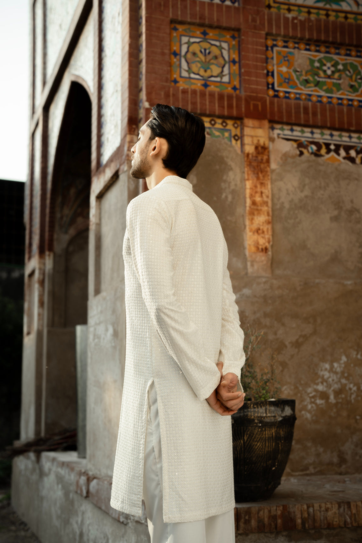 Soft Ivory Kurta Trouser
