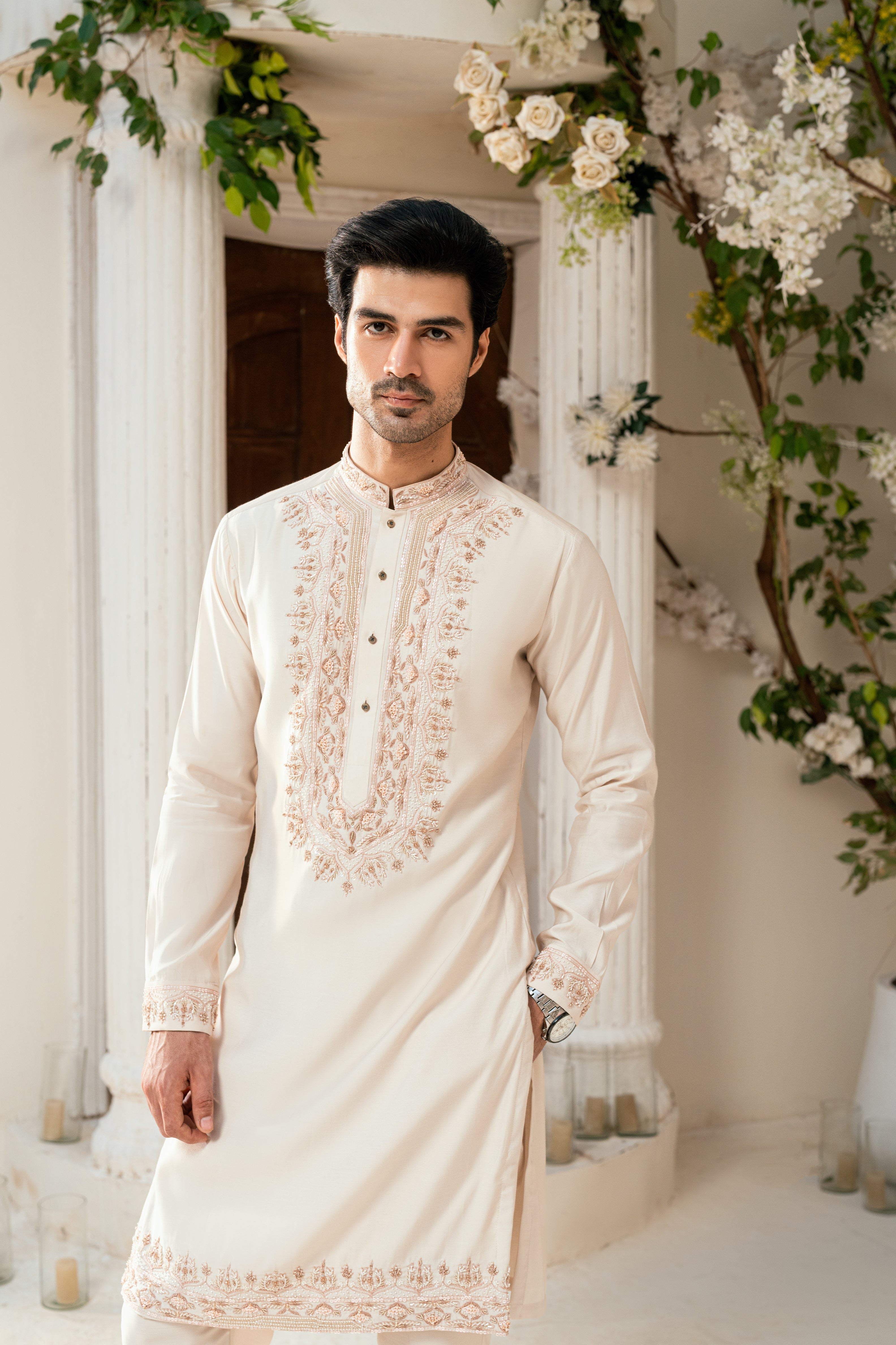 Soft Pink Kurta Trouser