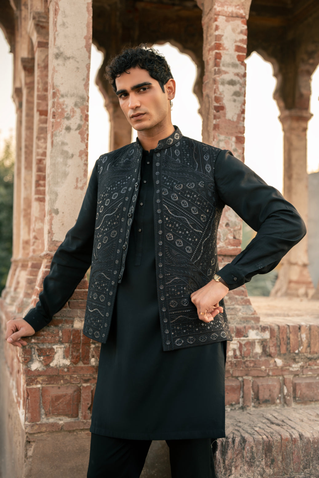 Midnight Noir Kurta Trouser
