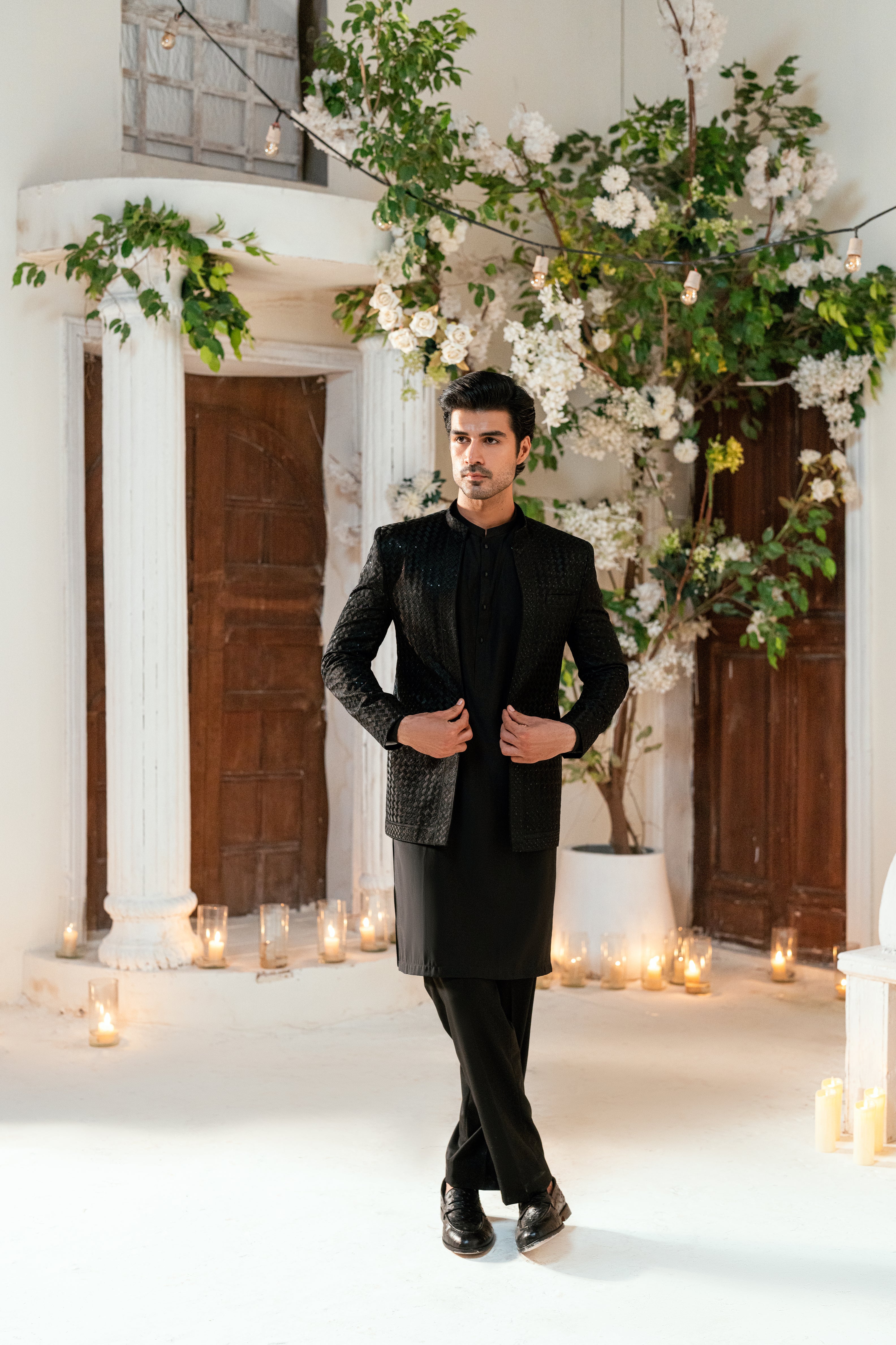 Black Prince Coat Ensemble