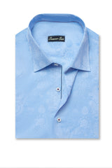 Sky blue paisley shirt