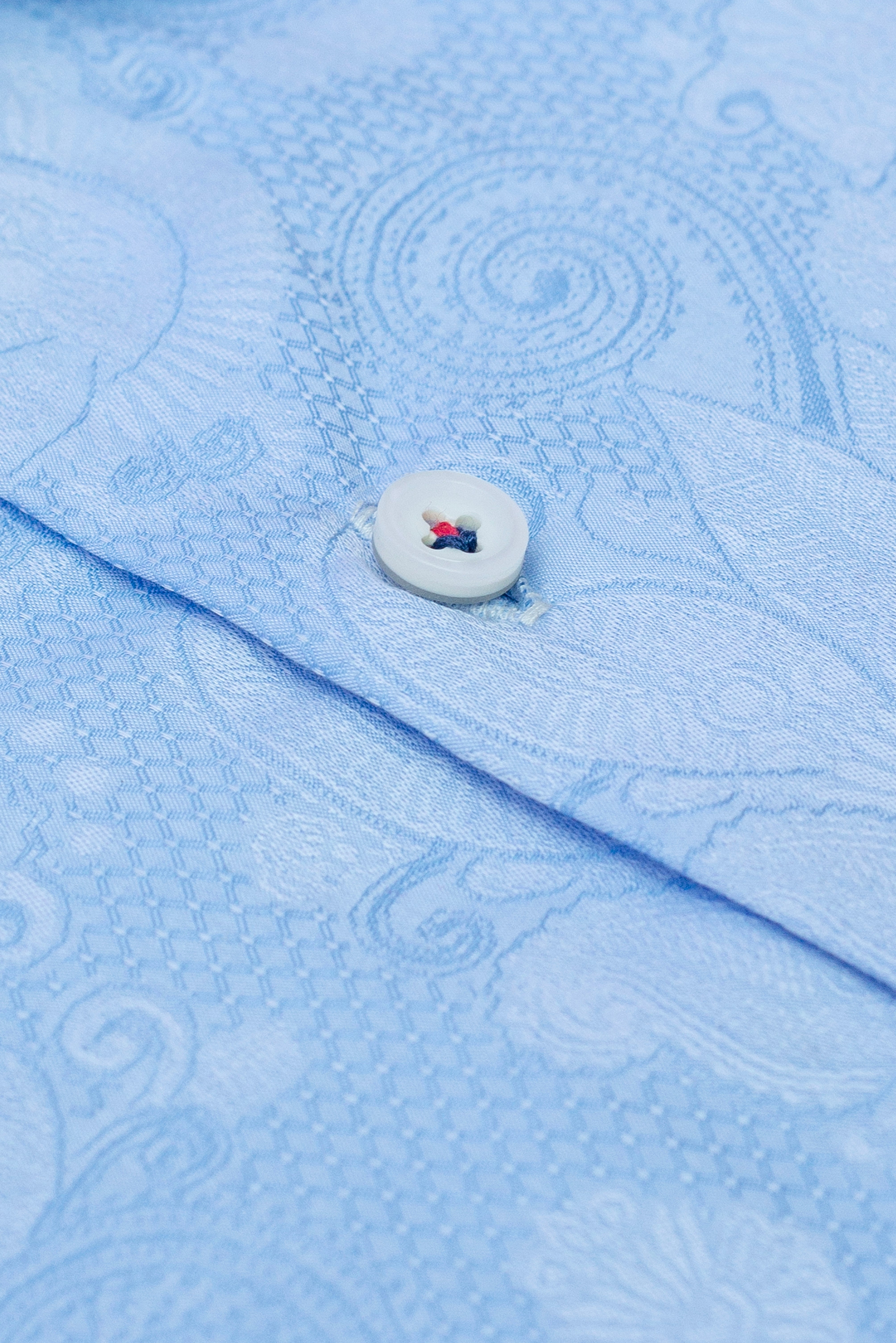 Sky blue paisley shirt