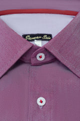 PINK HARRING BONE SHIRT